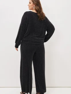 Mell Shimmer Lurex Co-Ord Trousers