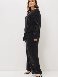 Mell Shimmer Lurex Co-Ord Trousers
