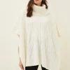 Melly Cable Knit Cape