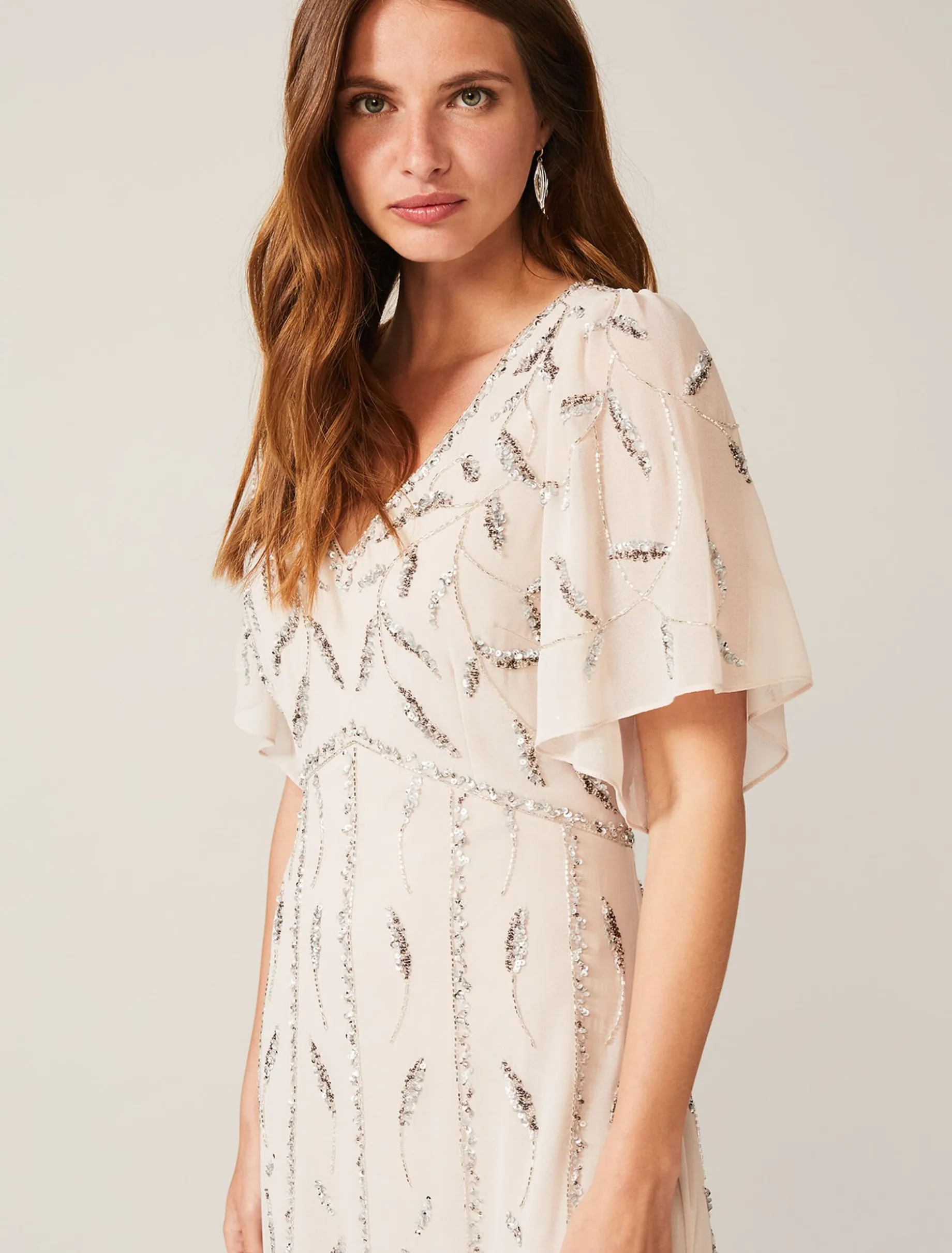 Meredith Embellished Leaf Dress