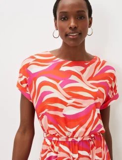 Meryl Jersey Wave Print Playsuit