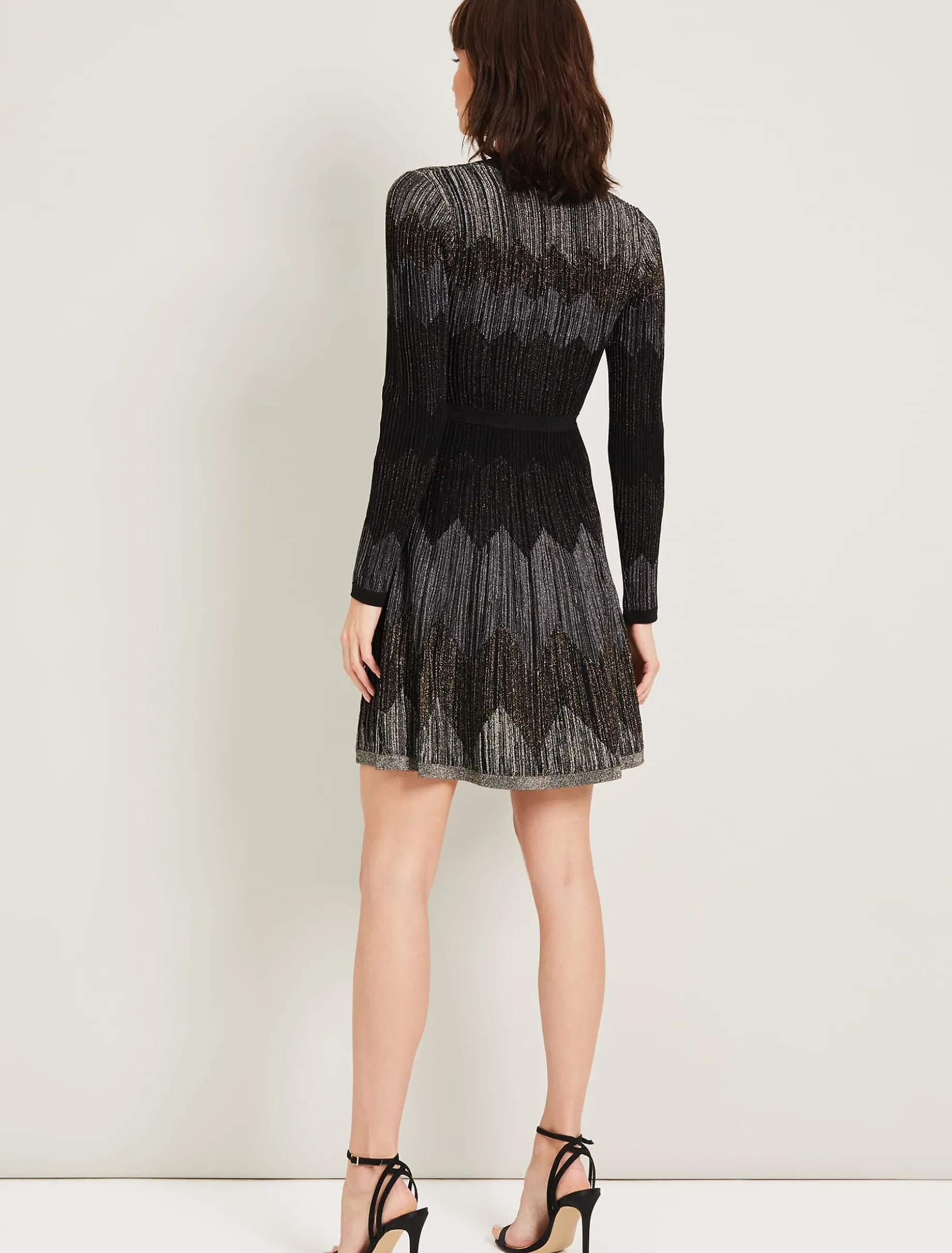 Metallic Knitted Dress