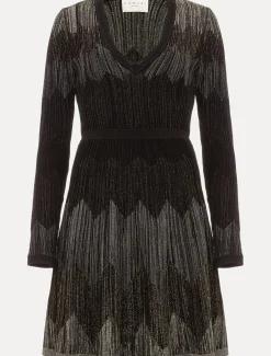 Metallic Knitted Dress