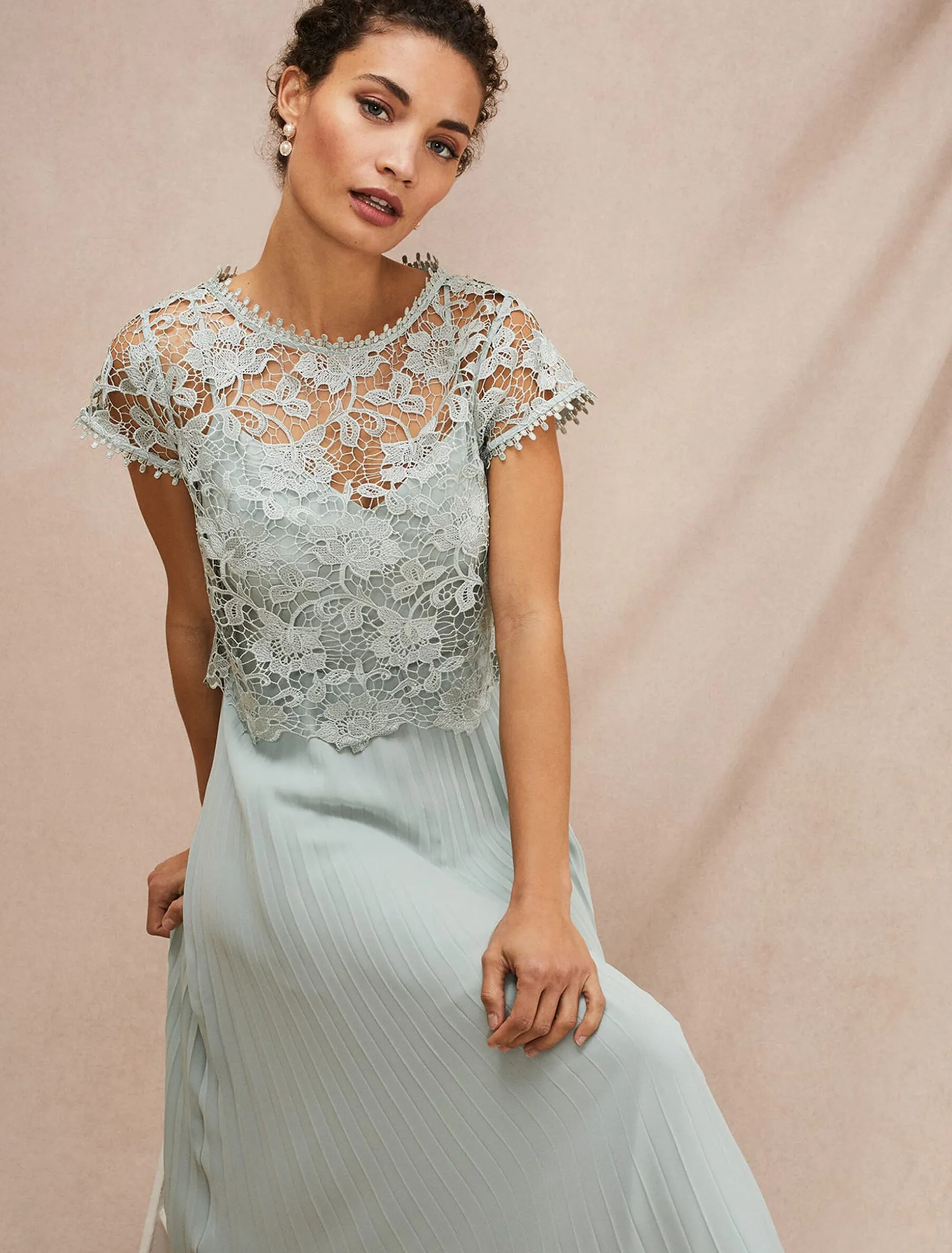 Michelle Double Layer Maxi Dress