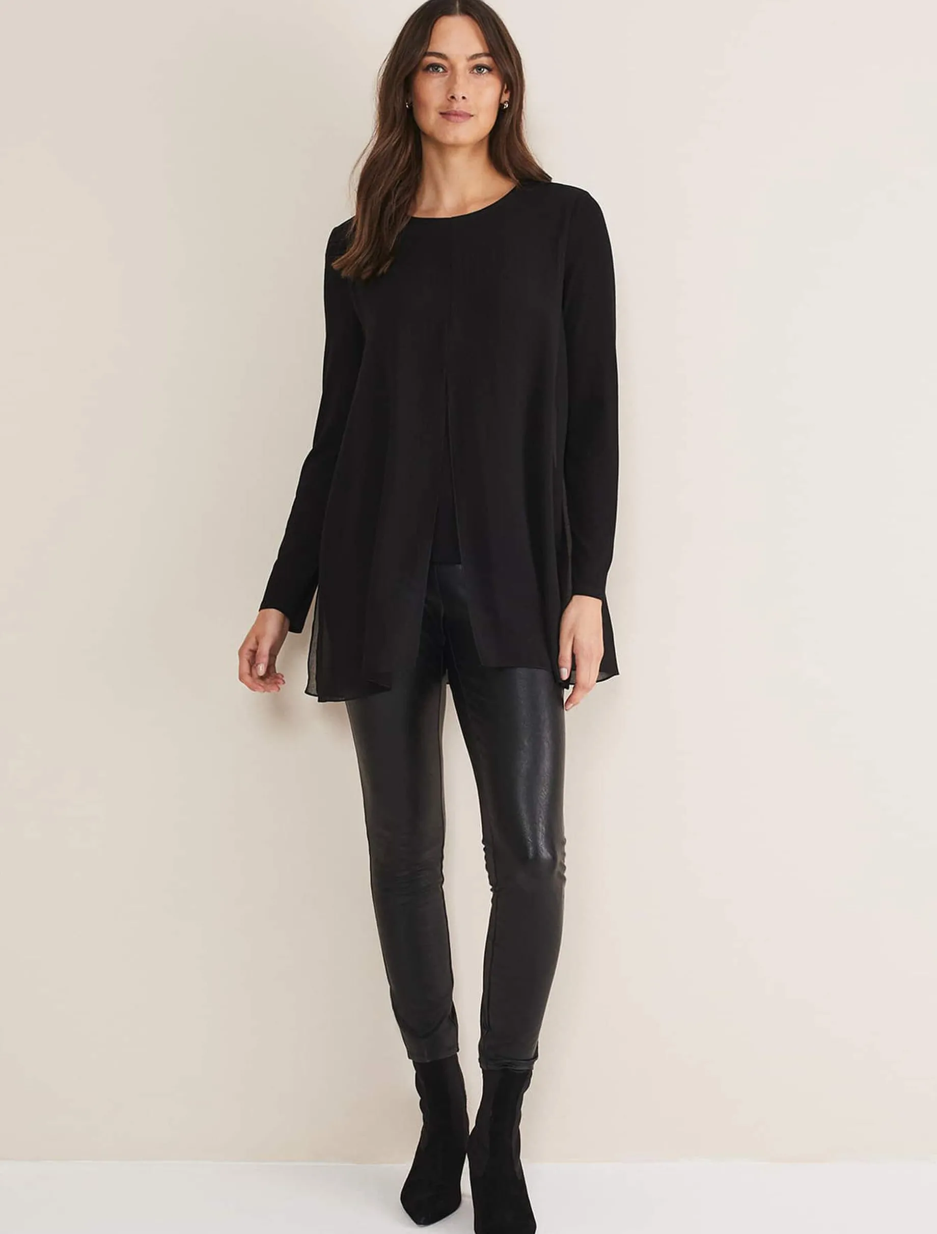 Mika Double Layer Longline Top