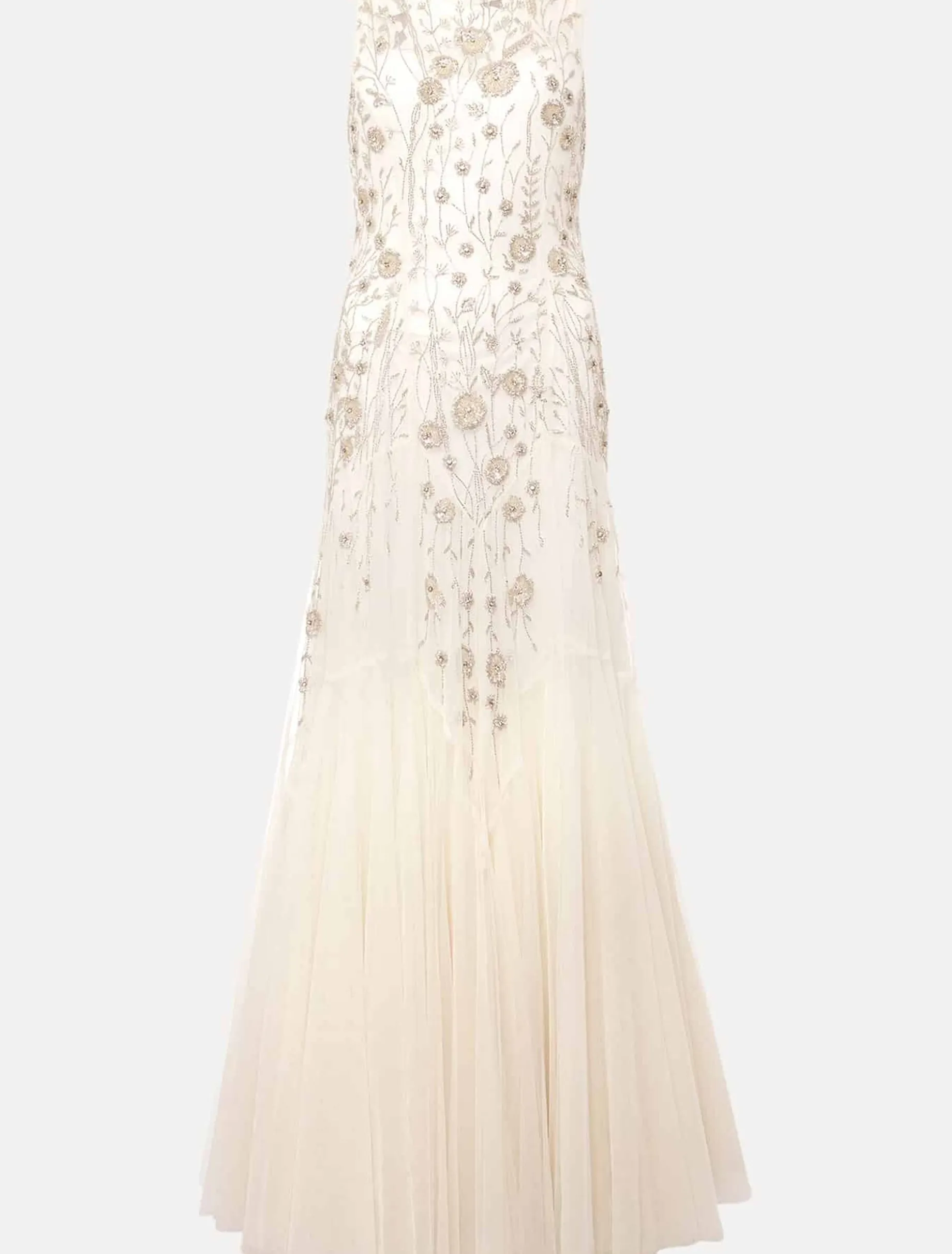 Milana Beaded Tulle Maxi Wedding Dress