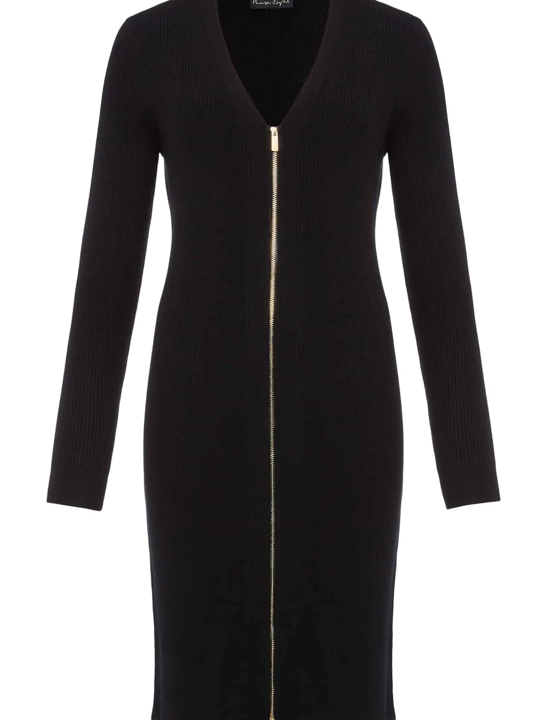 Milla Multiway Zip Ribbed Tunic Dress
