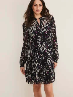 Millicent Print Tiered Dress