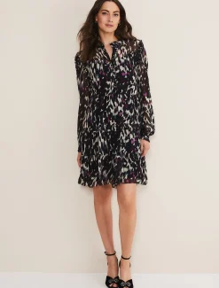 Millicent Print Tiered Dress