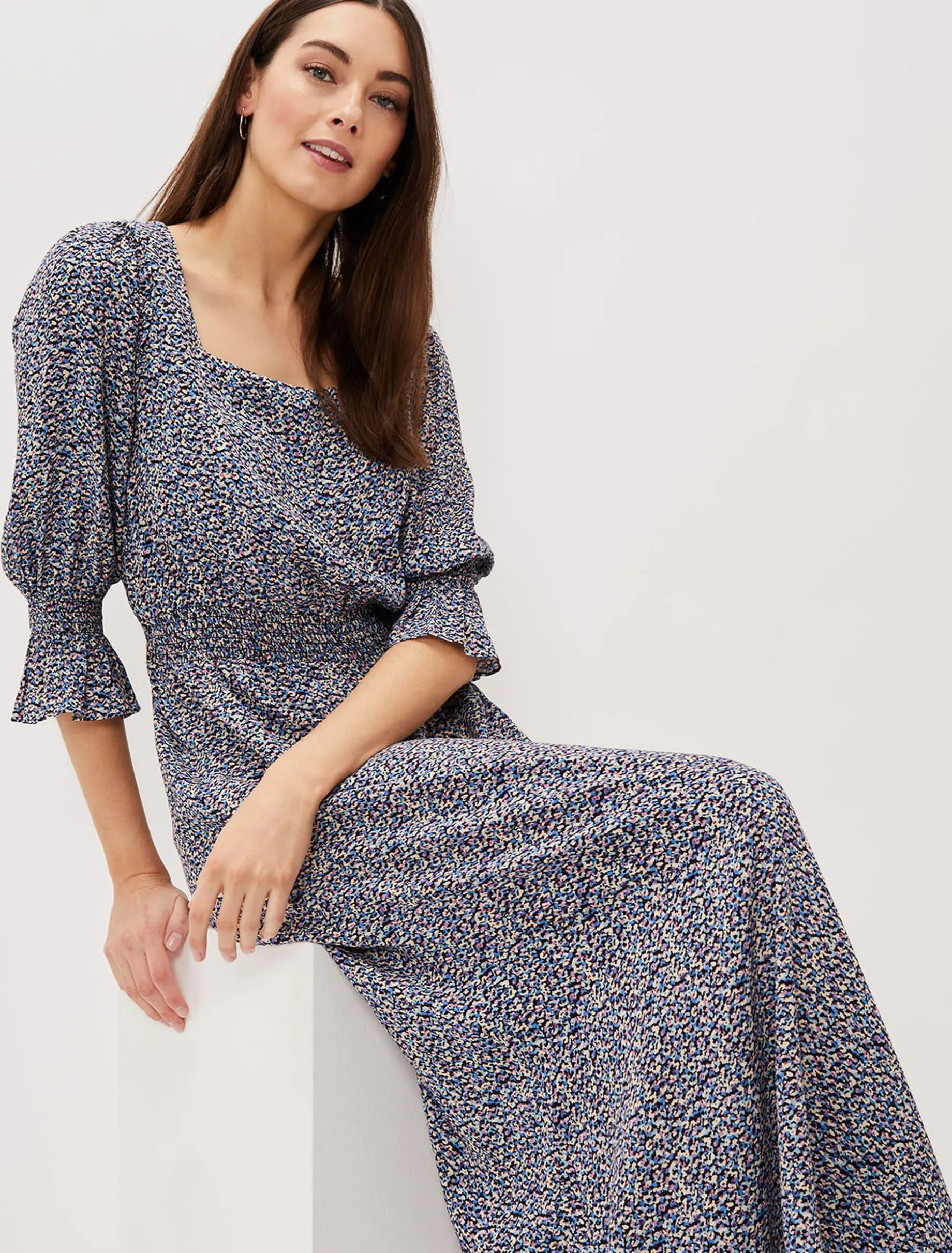Millie Ditsy Print Dress