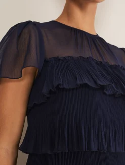 Mimi Pleated Mini Dress