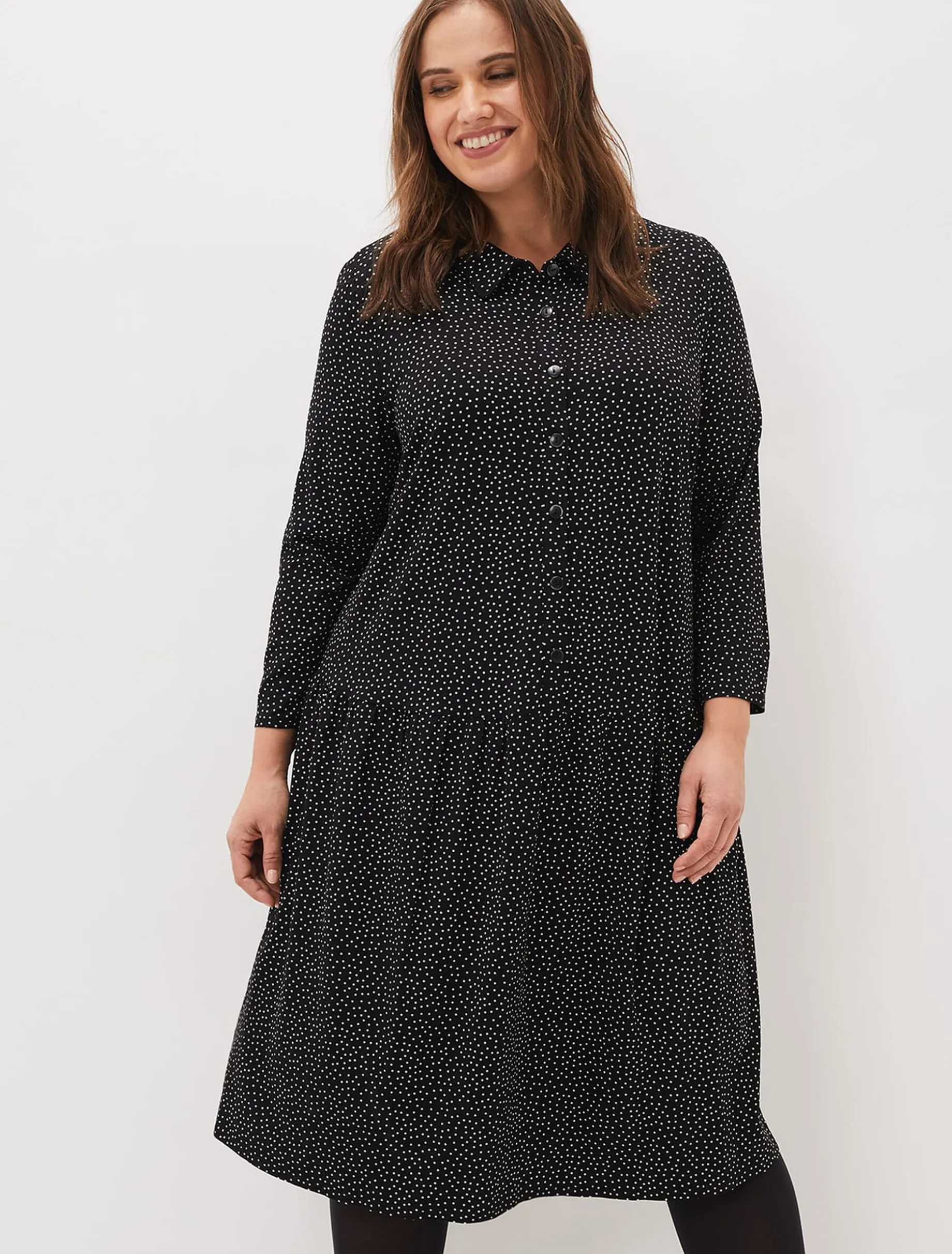 Mina Spot Jersey Dress