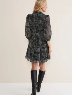 Miriam Chiffon Shirt Mini Dress