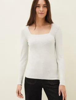 Molla Square Neck Knit Jumper