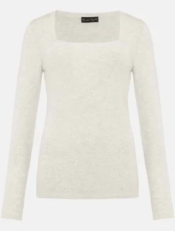 Molla Square Neck Knit Jumper