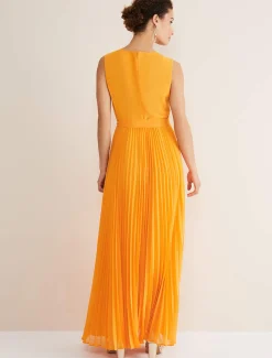 Mollie Pleat Maxi Dress