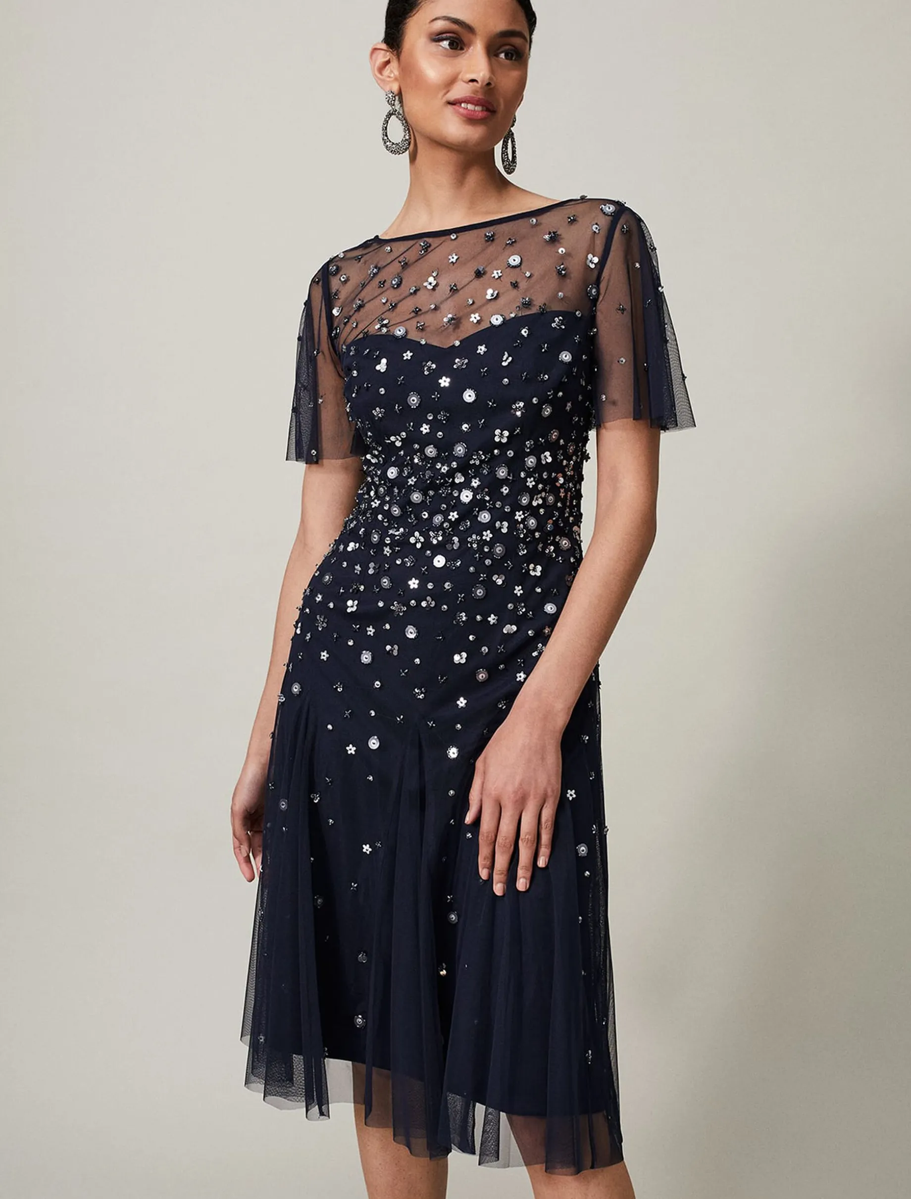 Molly Sequin Midi Dress