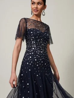Molly Sequin Midi Dress