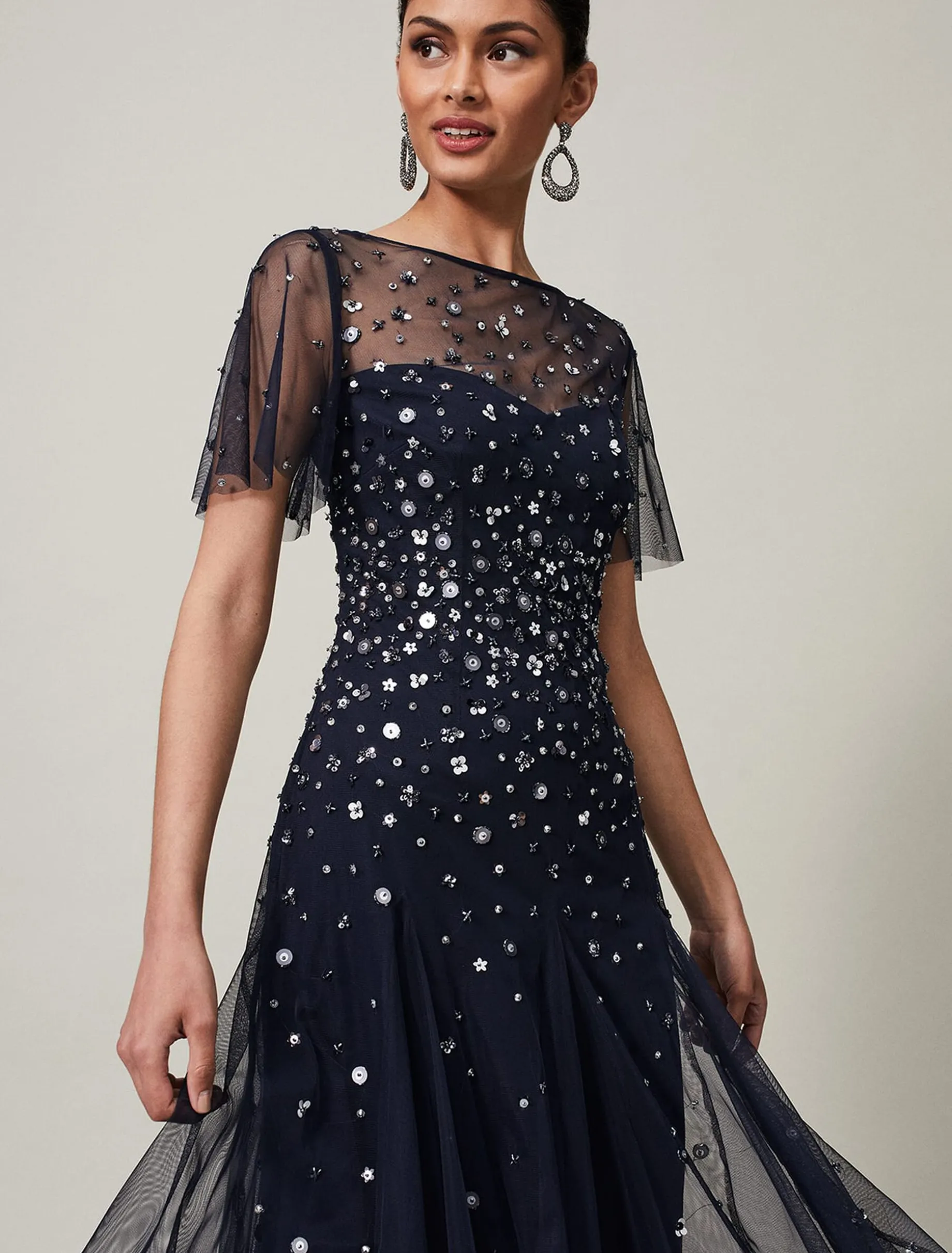 Molly Sequin Midi Dress
