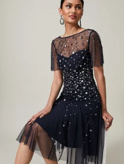 Molly Sequin Midi Dress