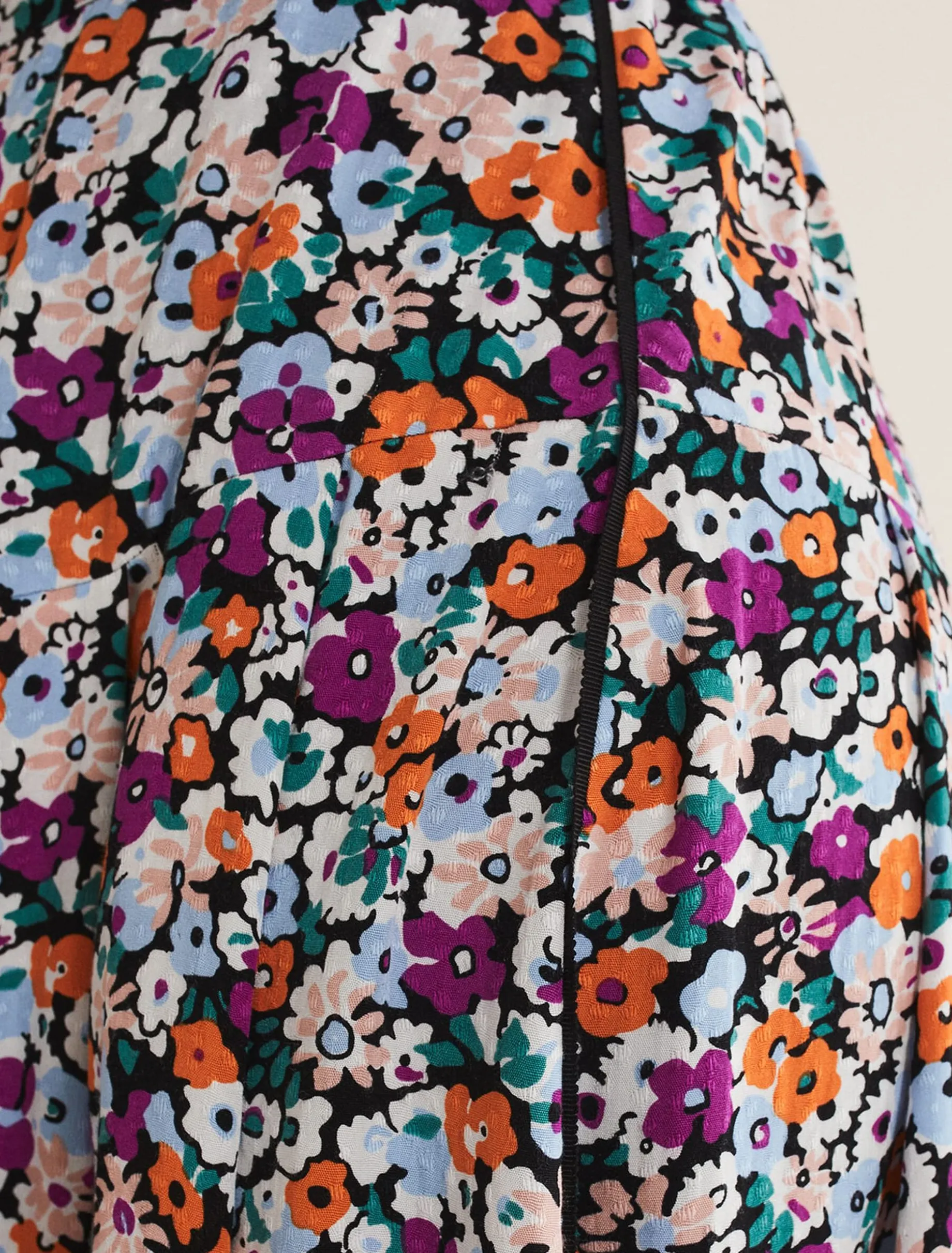 Mona Floral Tiered Skirt