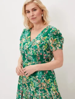 Morven Printed Tiered Dress