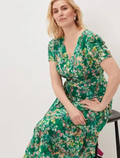 Morven Printed Tiered Dress