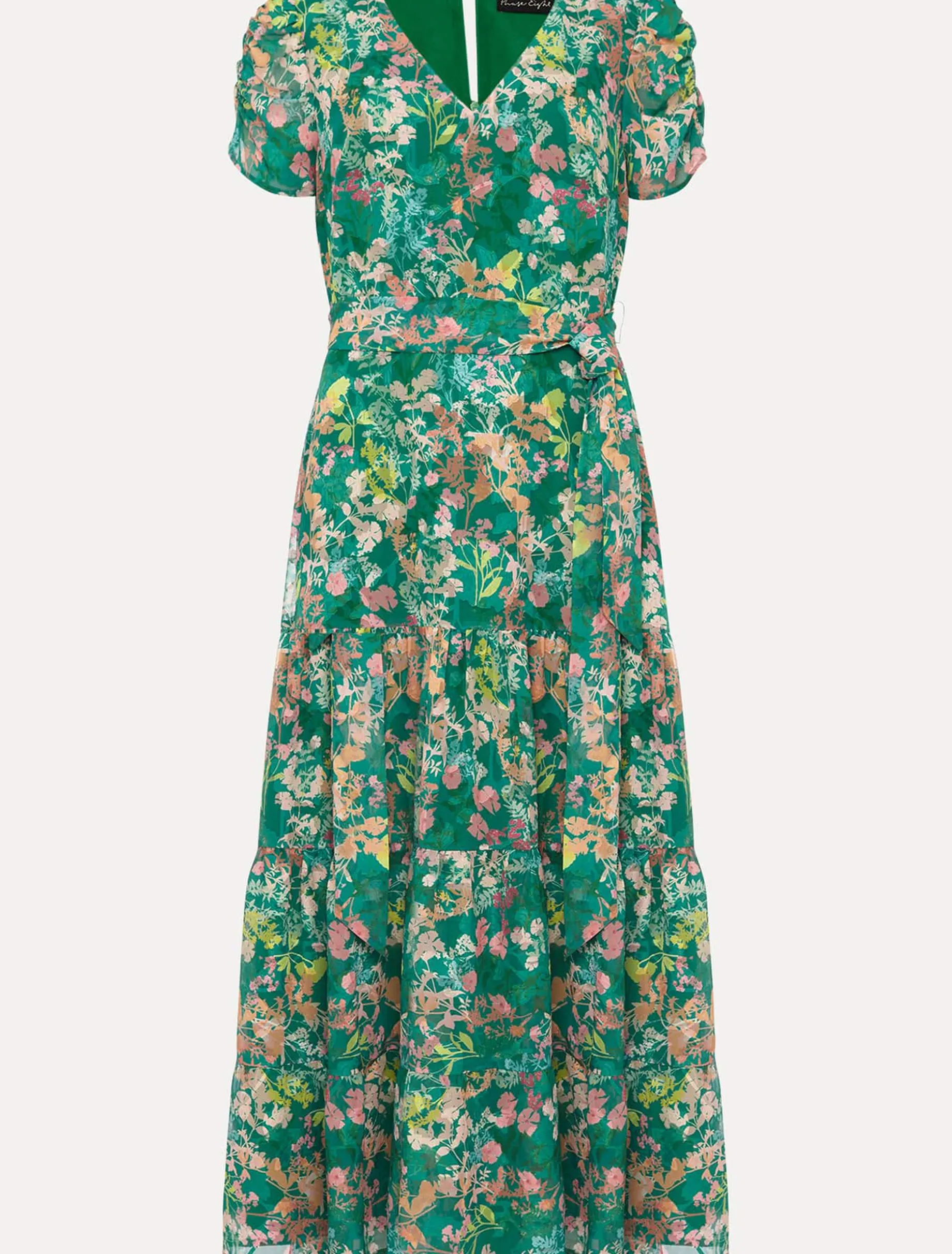 Morven Printed Tiered Dress