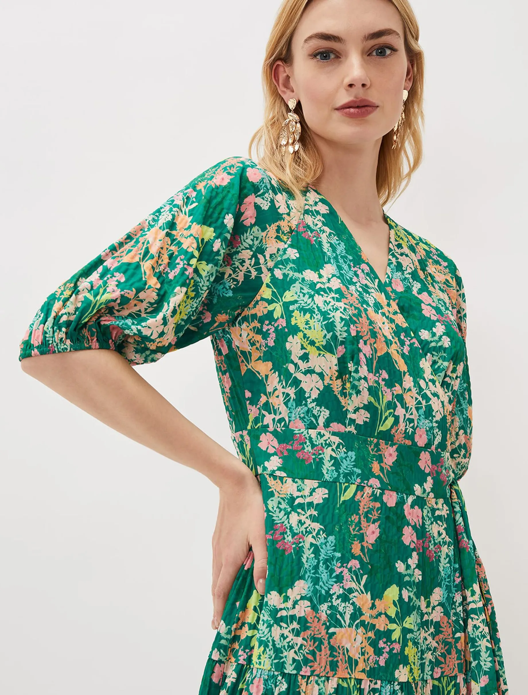 Morven Wrap Maxi Dress