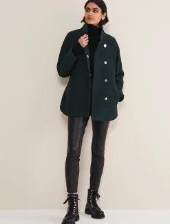 Mya Wool Short Belted Coat