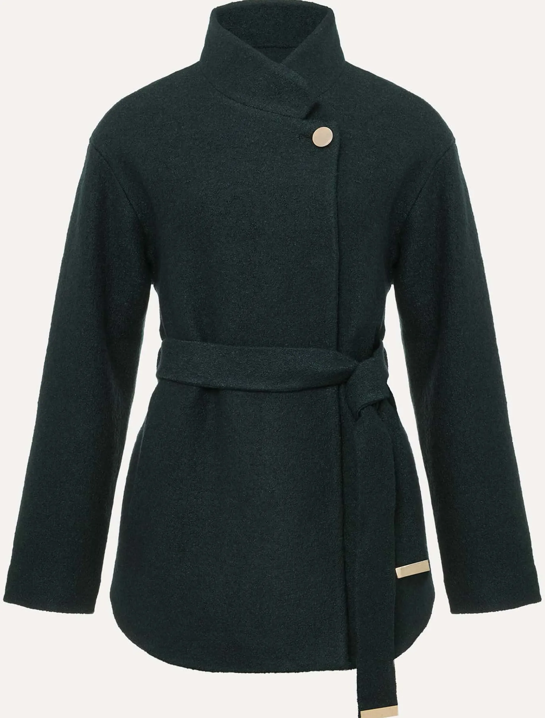 Mya Wool Short Belted Coat