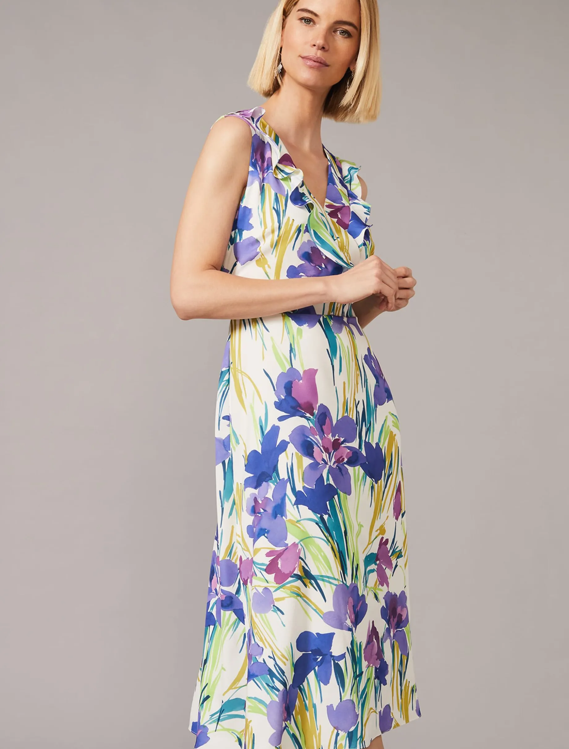 Mylen Floral Frill Dress