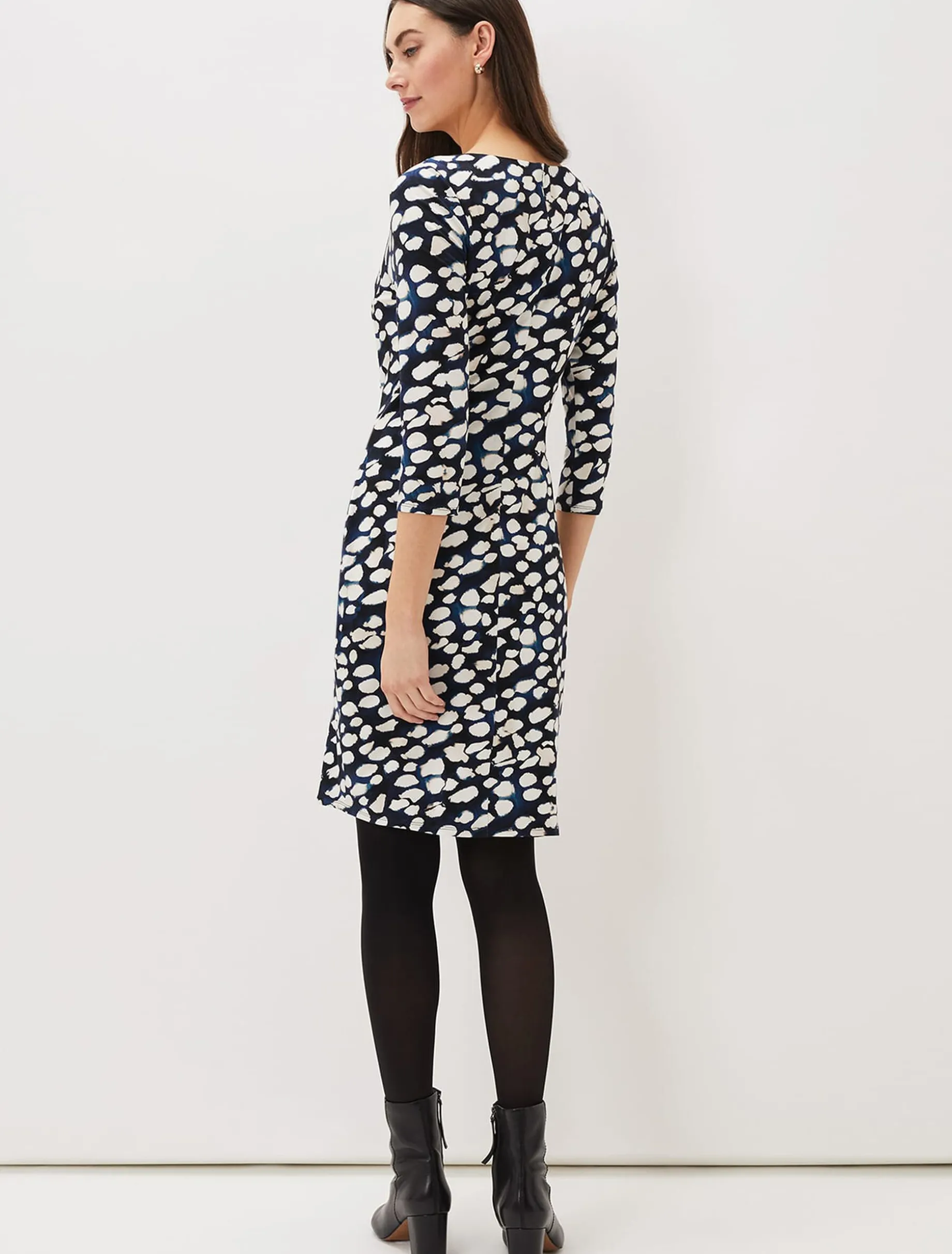 Naava Spot Jersey Dress