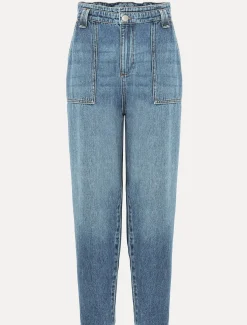 Nadina Paper Bag Waist Jean