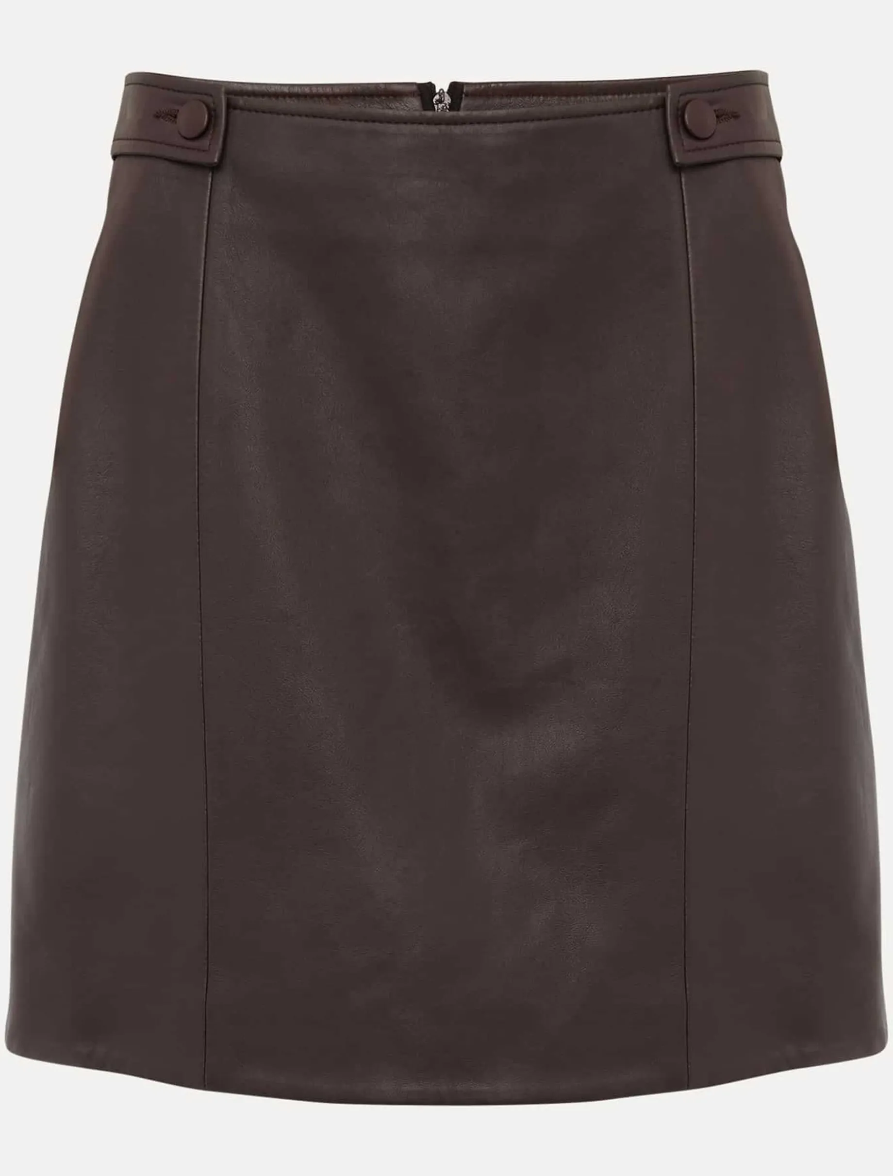 Nadine Leather A-Line Skirt