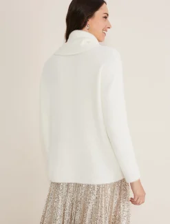 Natalia Fluffy Roll Neck Knit