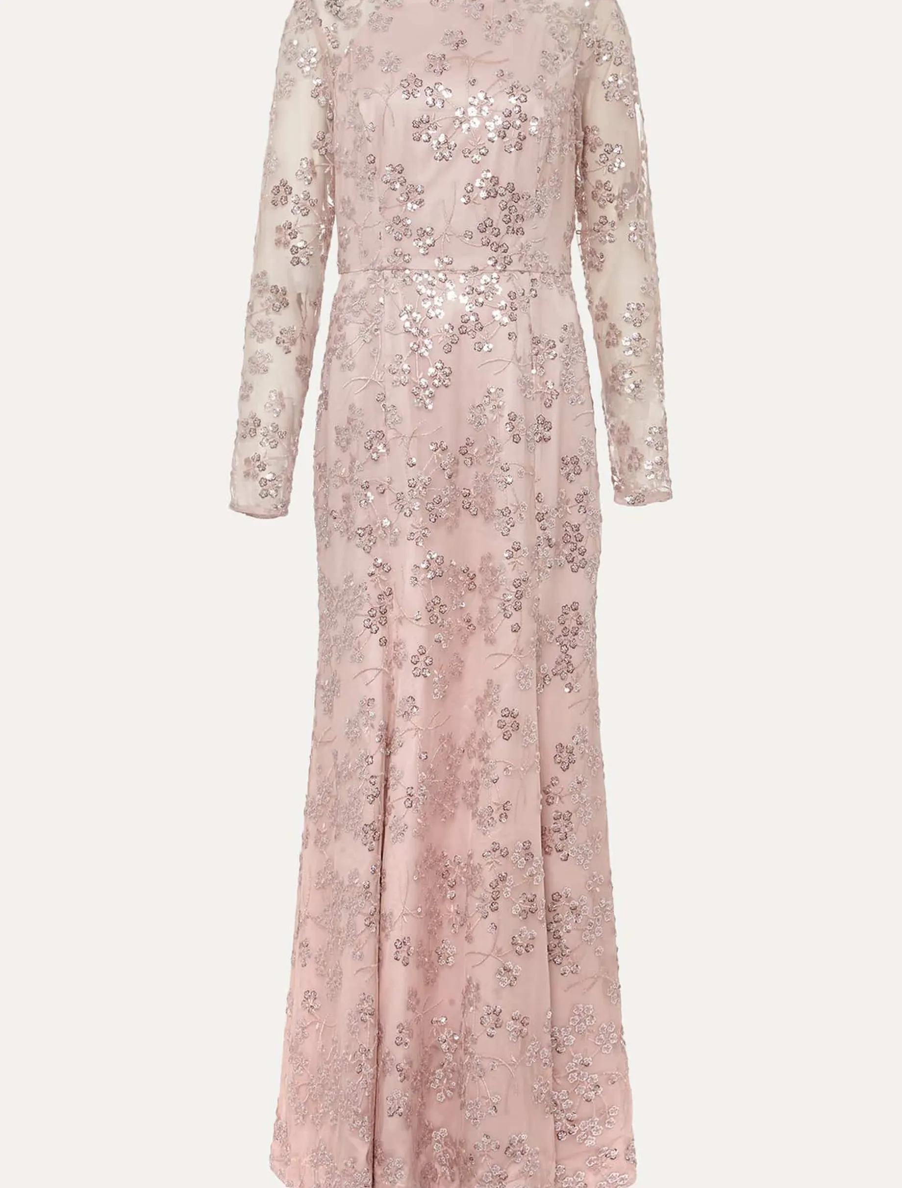 Natalya Sequin Floral Maxi Dress