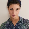 Navy Plaited Headband