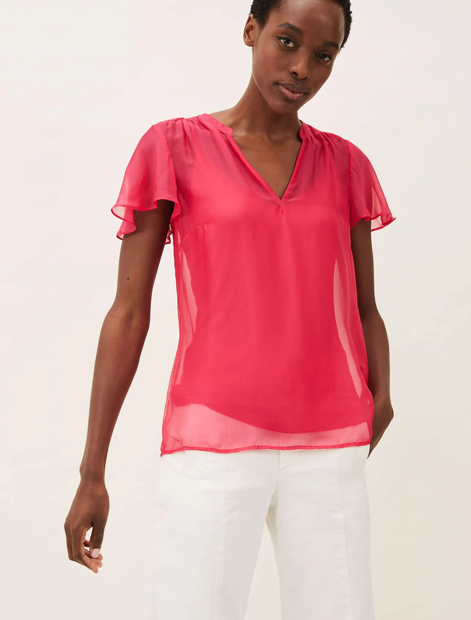 Naya Silk Fitted Blouse