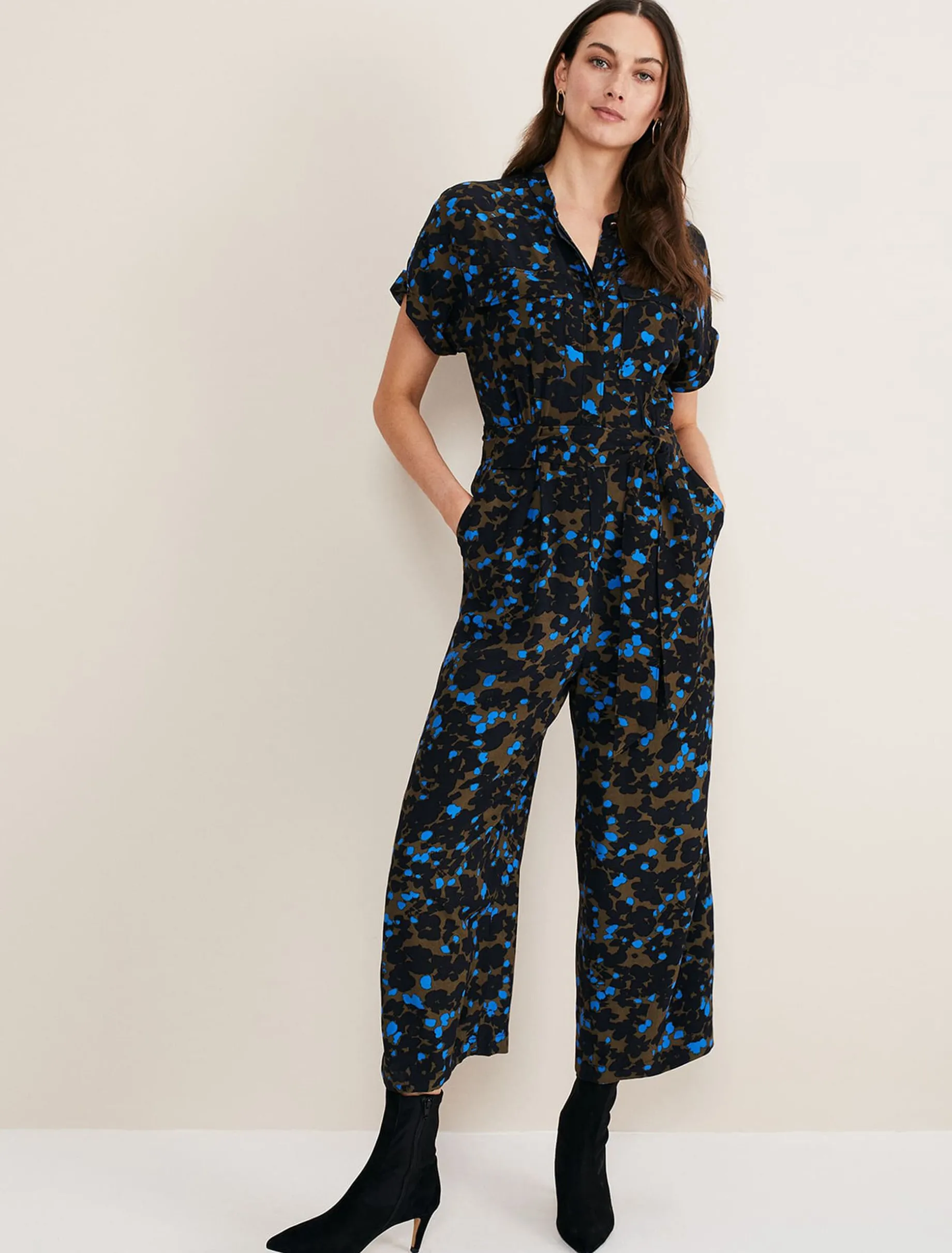 Nell Floral Wide Leg Jumpsuit