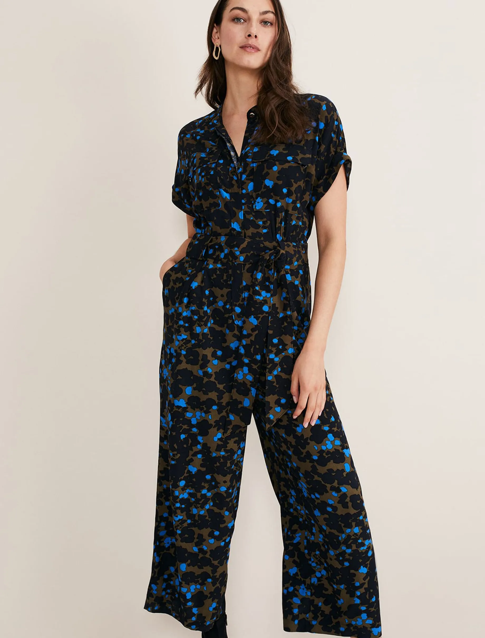 Nell Floral Wide Leg Jumpsuit