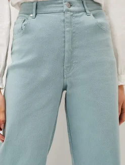 Nell Organic Denim Wide Leg Jean