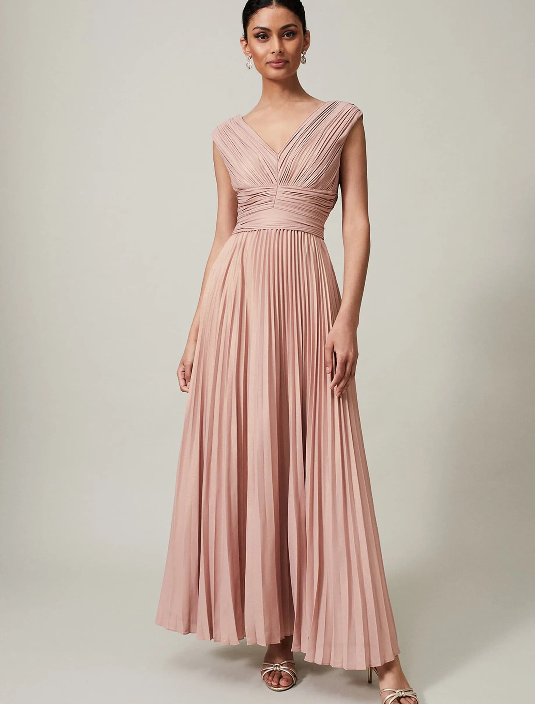 Nelly Pleat Dress