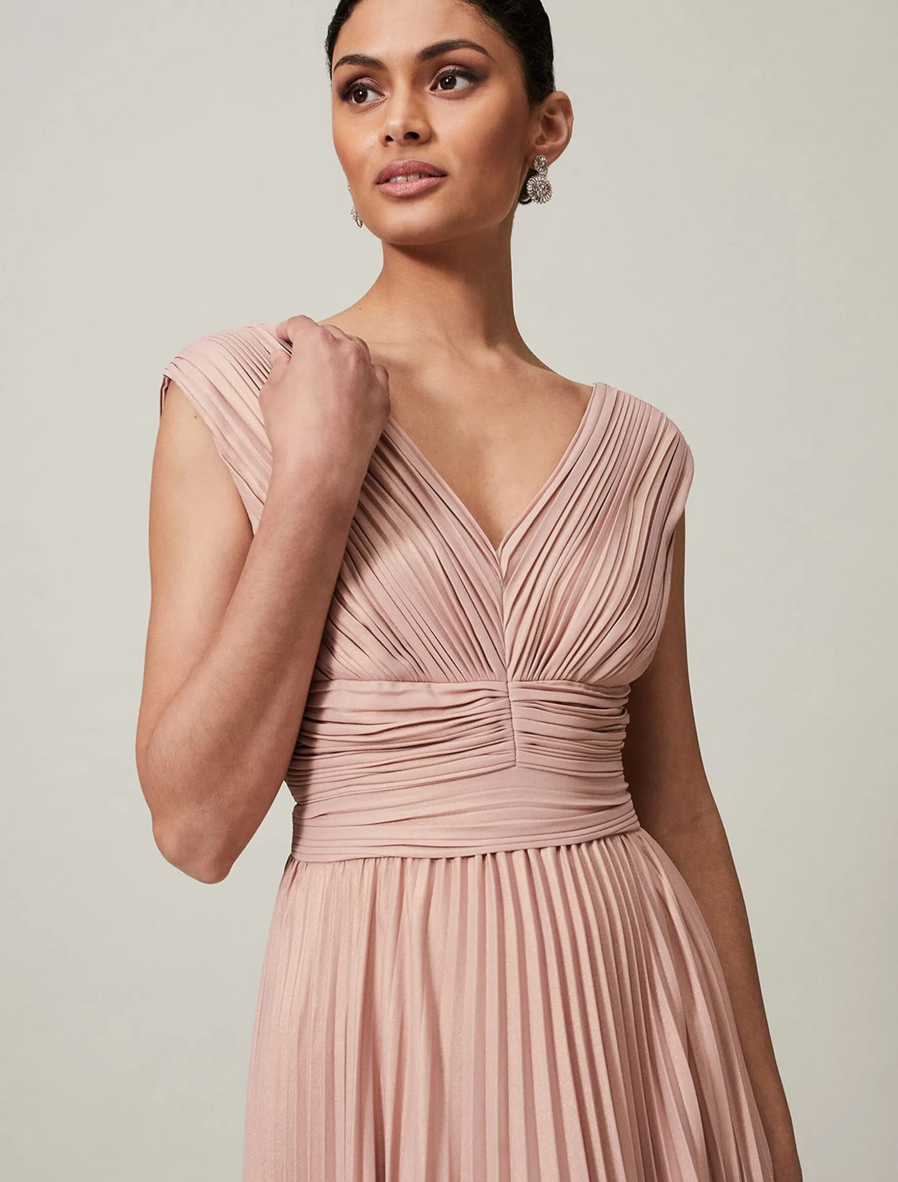 Nelly Pleat Dress