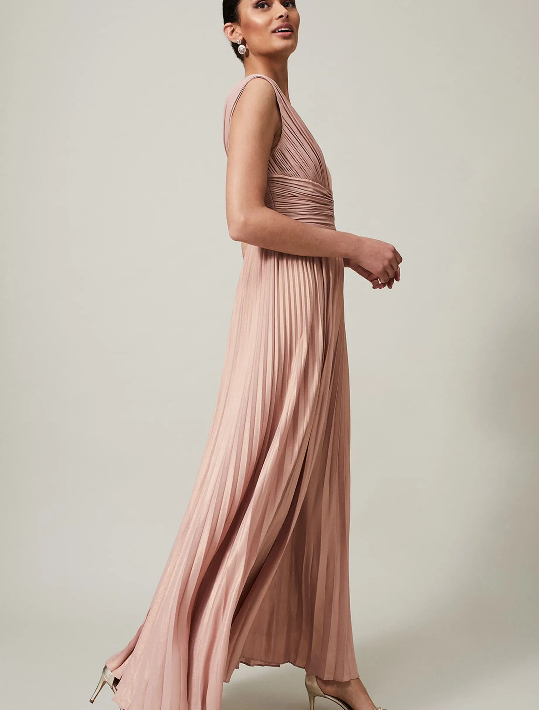 Nelly Pleat Dress