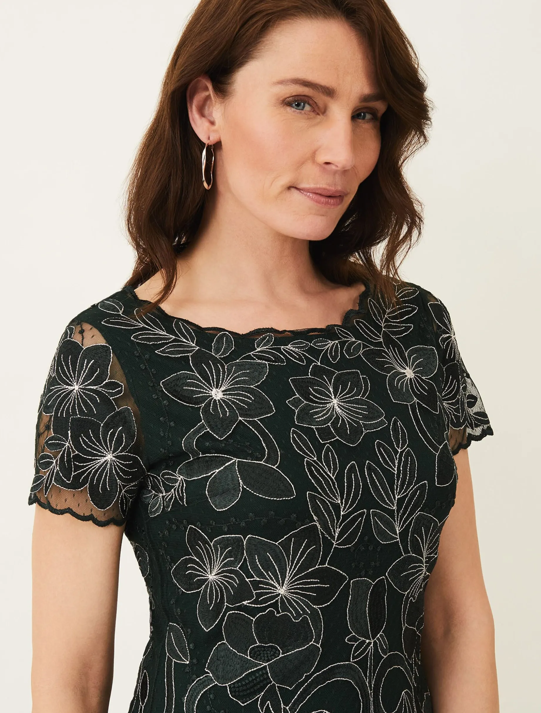 Nessa Embroidered Dress