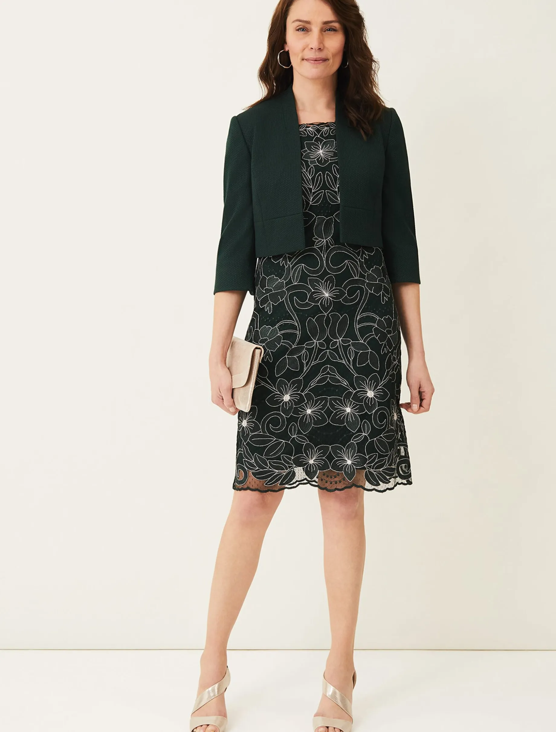 Nessa Embroidered Dress