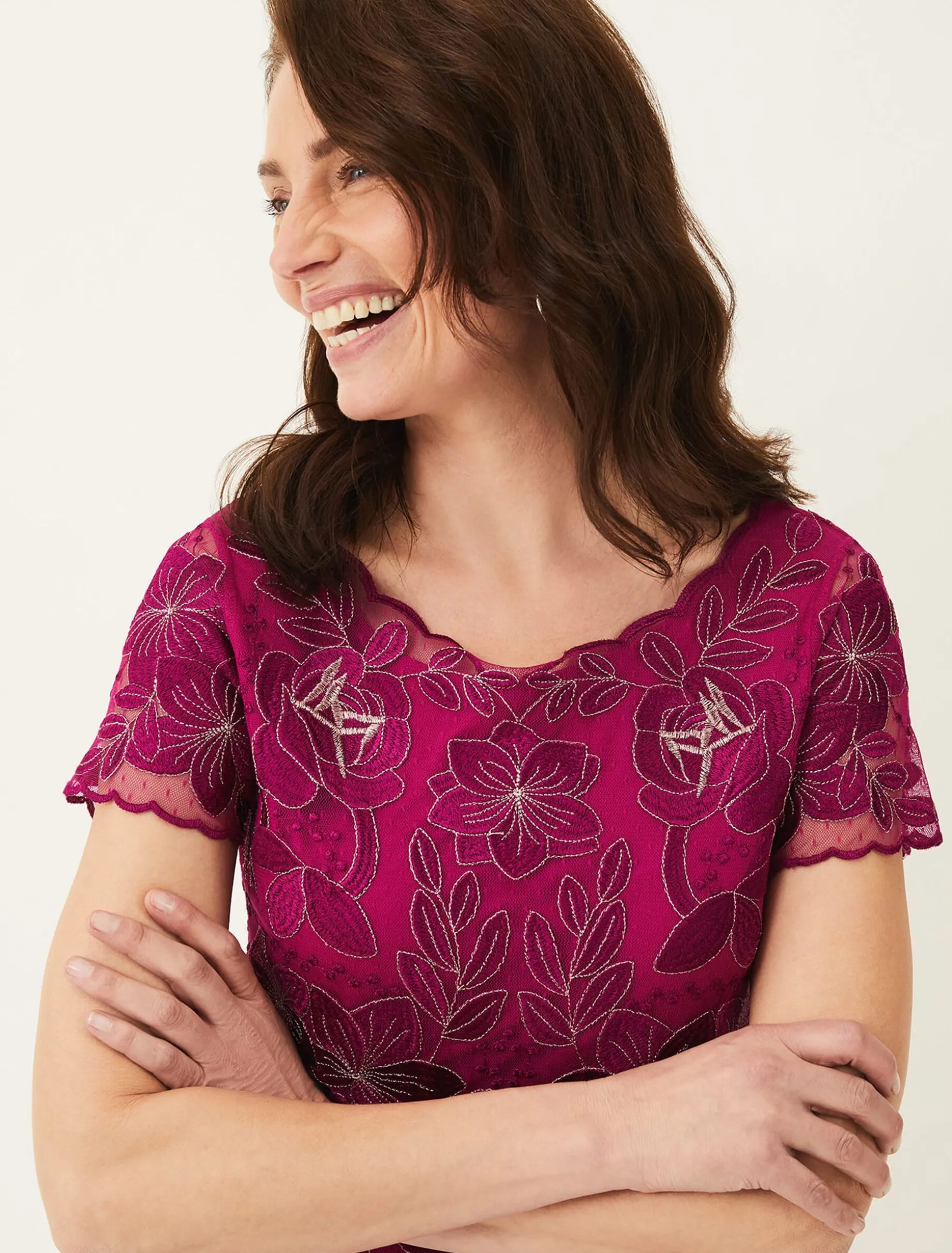 Nessa Embroidered Dress