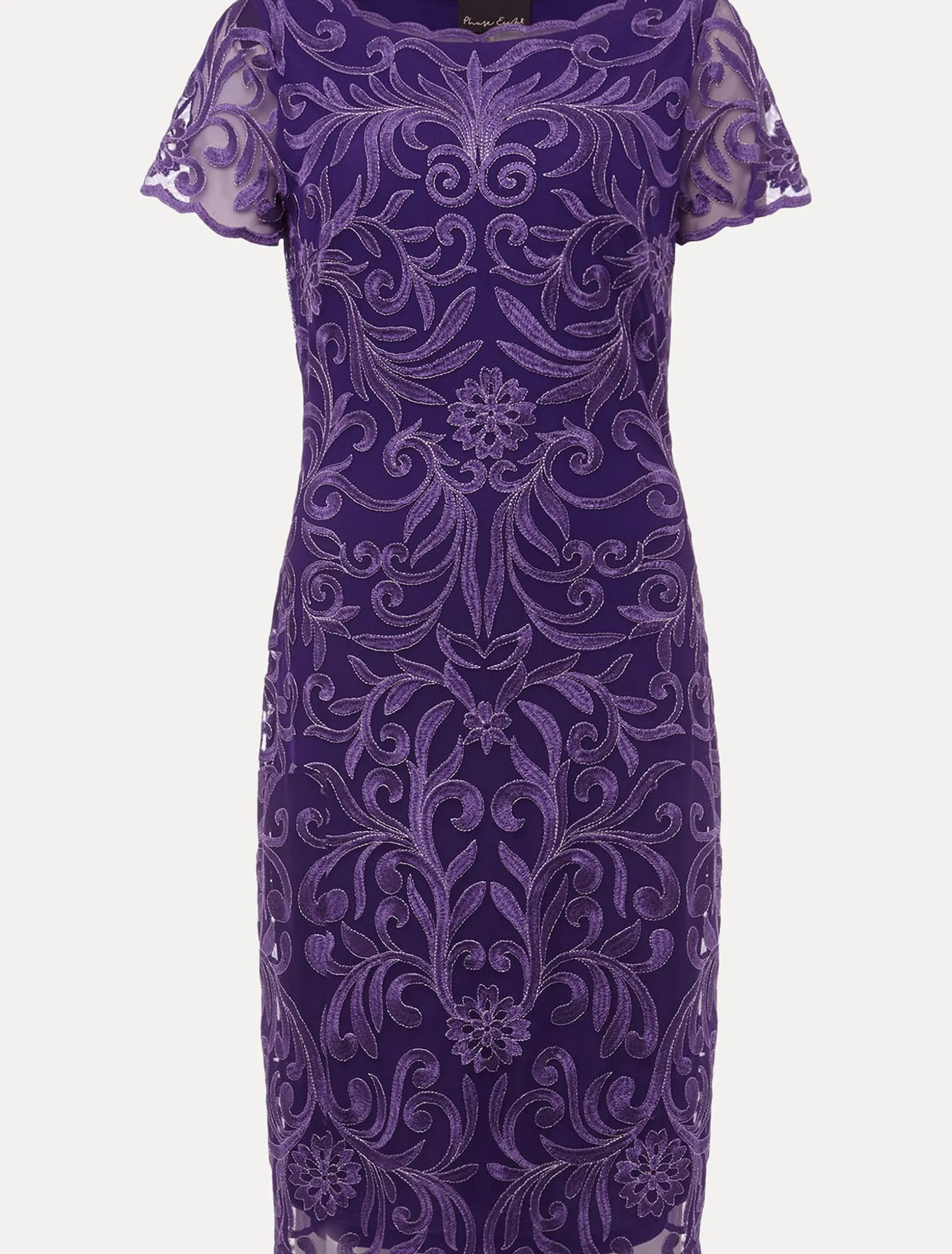 Nessa Embroidered Midi Dress