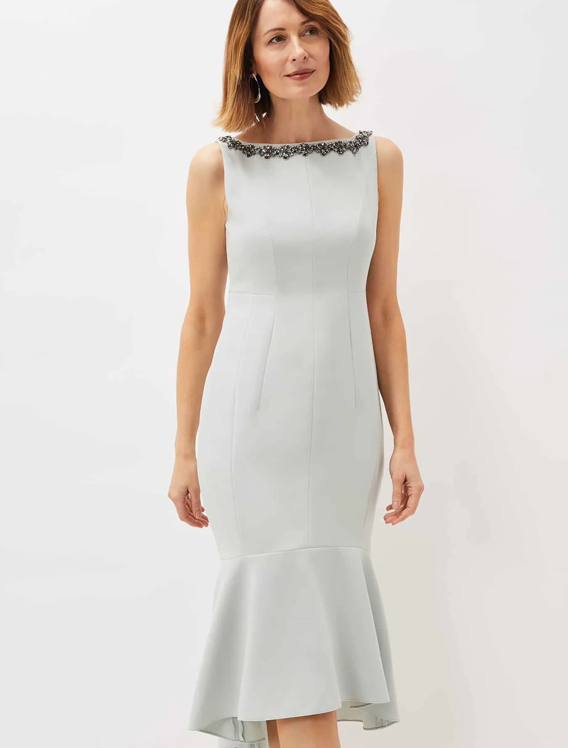 Nia Embellished Scuba Dress